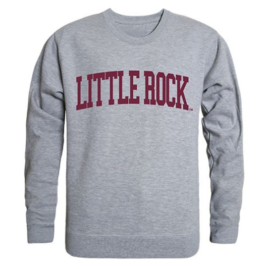 Arkansas at Little Rock Game Day Crewneck Pullover Sweatshirt Sweater Heather Grey-Campus-Wardrobe