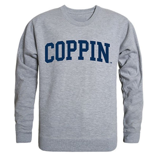 CSU Coppin State University Game Day Crewneck Pullover Sweatshirt Sweater Heather Grey-Campus-Wardrobe