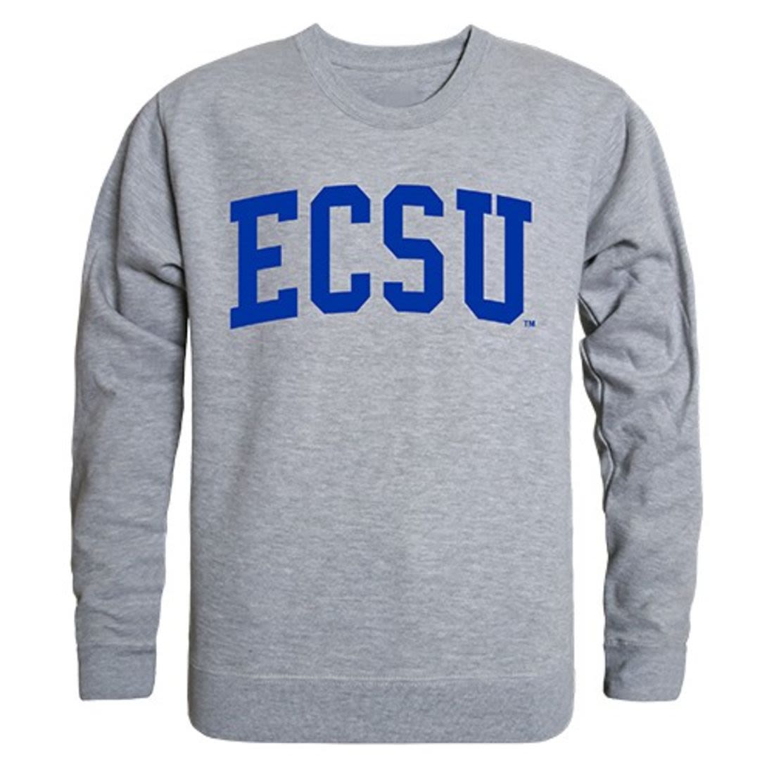 ECSU Elizabeth City State University Game Day Crewneck Pullover Sweatshirt Sweater Heather Grey-Campus-Wardrobe