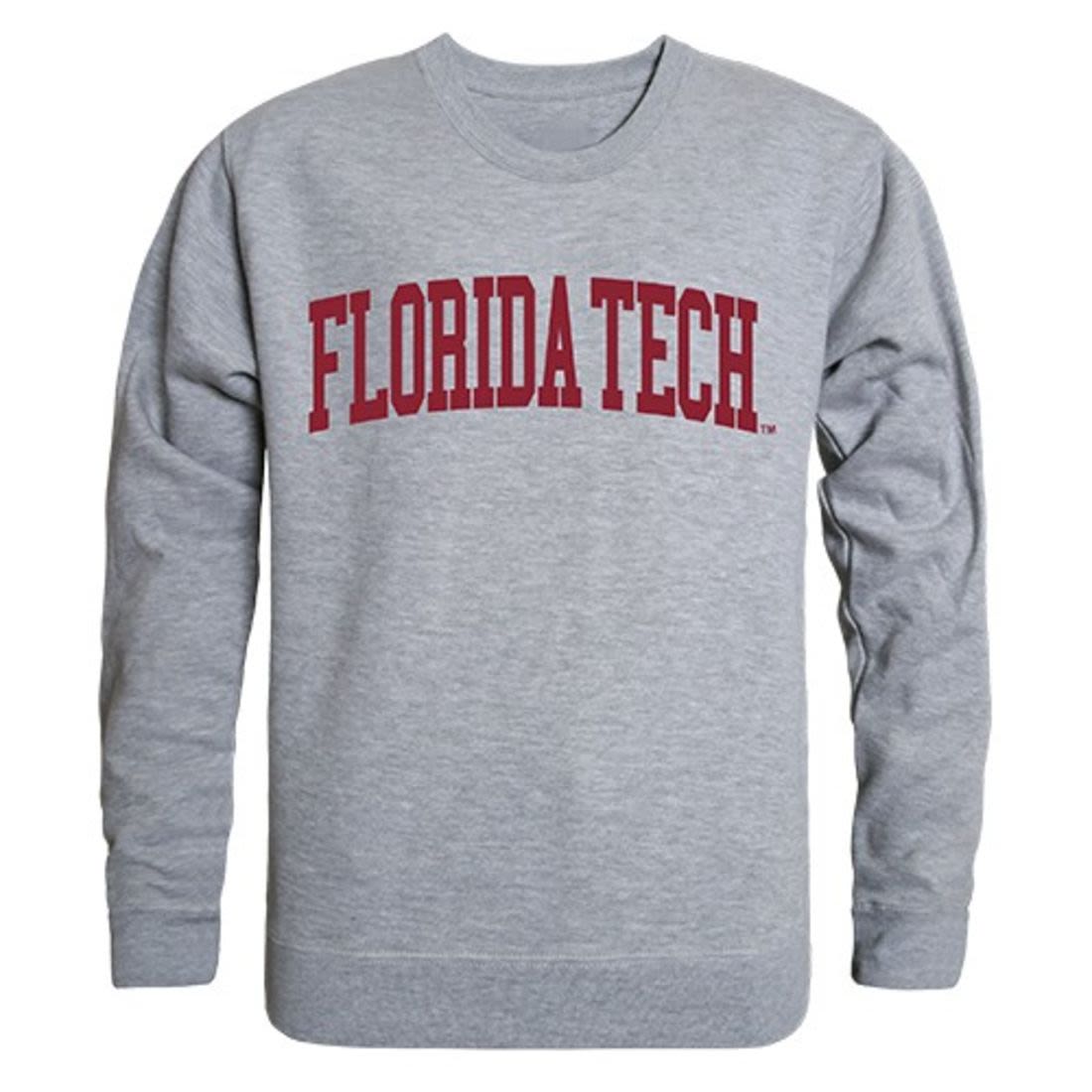 FIorida Institute of Technology Game Day Crewneck Pullover Sweatshirt Sweater Heather Grey-Campus-Wardrobe