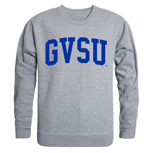 GVSU Grand Valley State University Game Day Crewneck Pullover Sweatshirt Sweater Heather Grey-Campus-Wardrobe