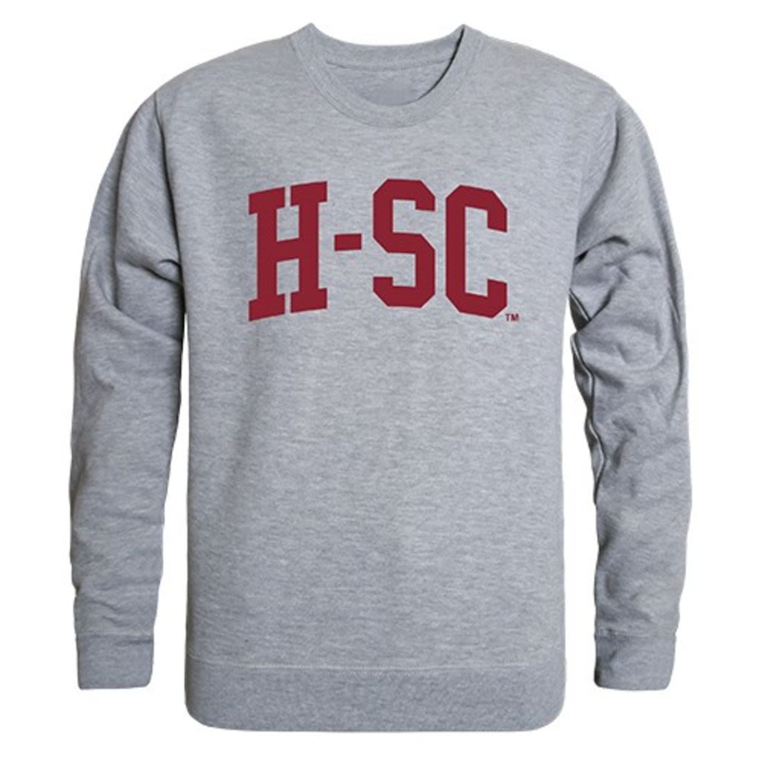 HSC Hampden-Sydney College Game Day Crewneck Pullover Sweatshirt Sweater Heather Grey-Campus-Wardrobe