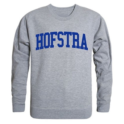 Hofstra University Game Day Crewneck Pullover Sweatshirt Sweater Heather Grey-Campus-Wardrobe