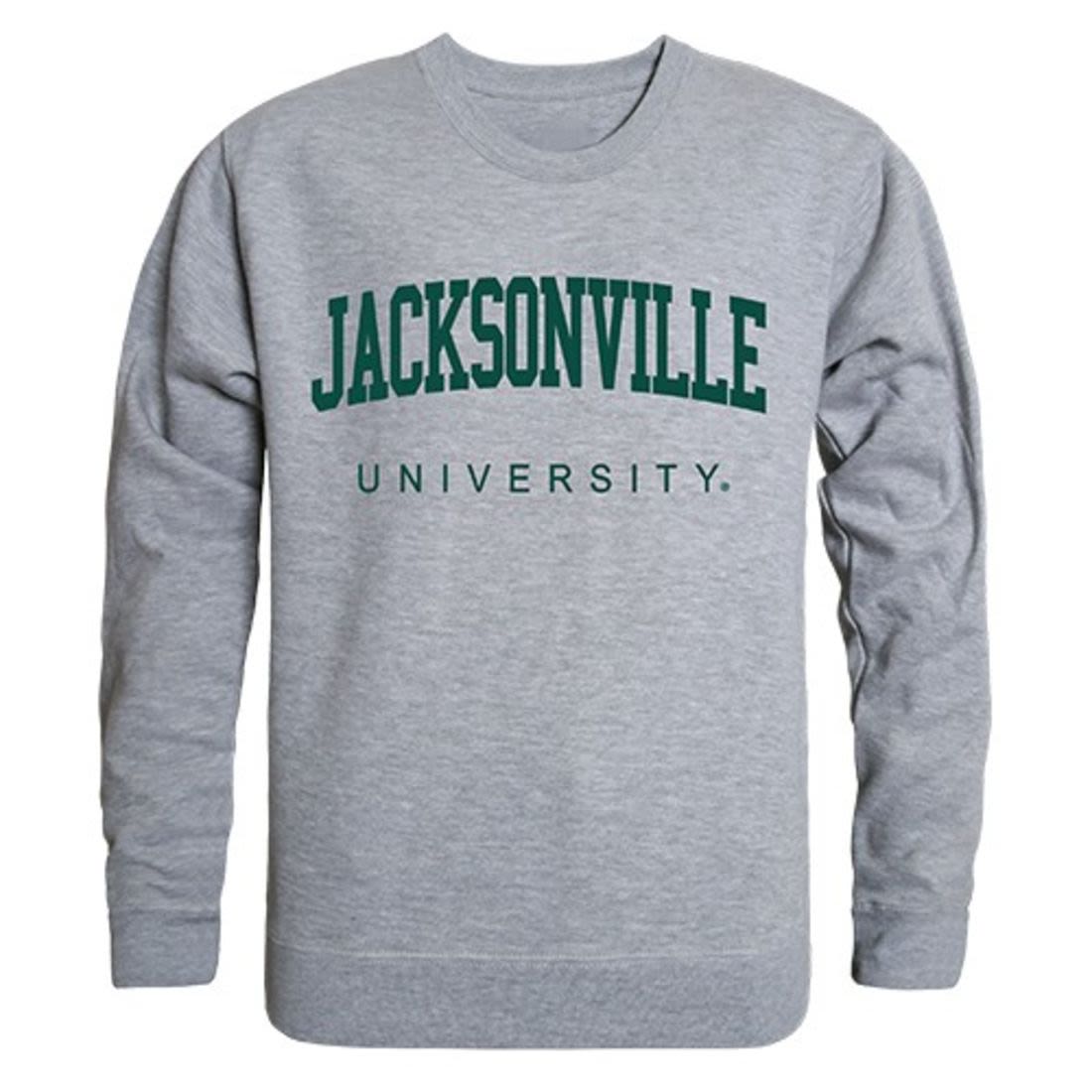 JU Jacksonville University Game Day Crewneck Pullover Sweatshirt Sweater Heather Grey-Campus-Wardrobe