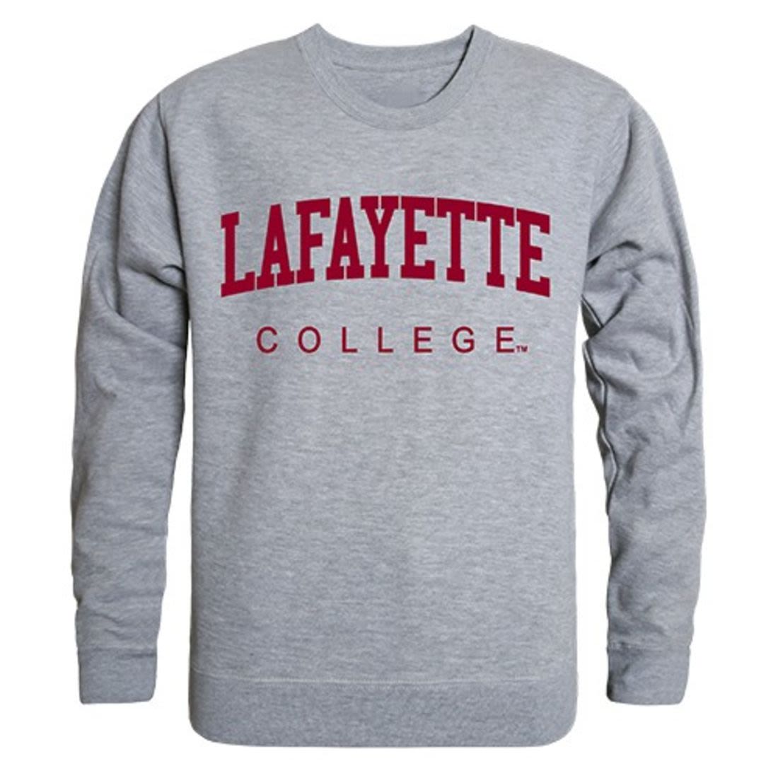 Lafayette College Game Day Crewneck Pullover Sweatshirt Sweater Heather Grey-Campus-Wardrobe