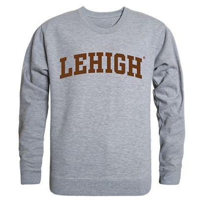 Lehigh University Game Day Crewneck Pullover Sweatshirt Sweater Heather Grey-Campus-Wardrobe