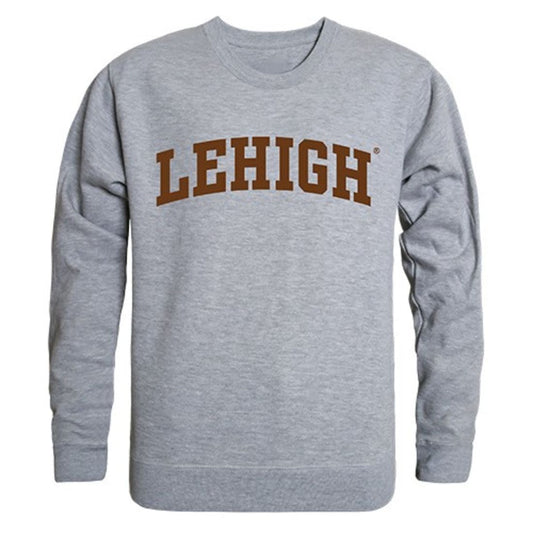 Lehigh University Game Day Crewneck Pullover Sweatshirt Sweater Heather Grey-Campus-Wardrobe