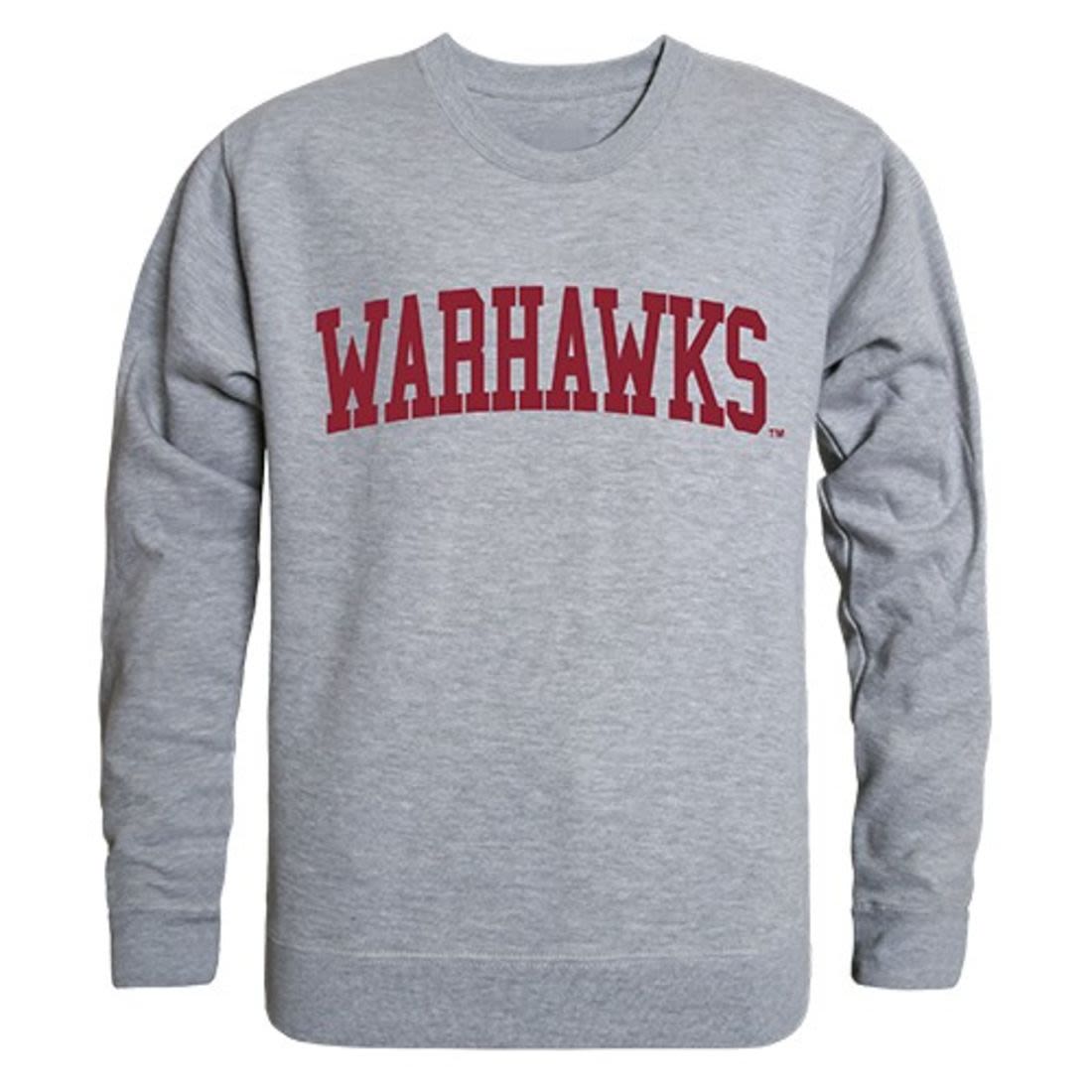 ULM University of Louisiana Monroe Game Day Crewneck Pullover Sweatshirt Sweater Heather Grey-Campus-Wardrobe