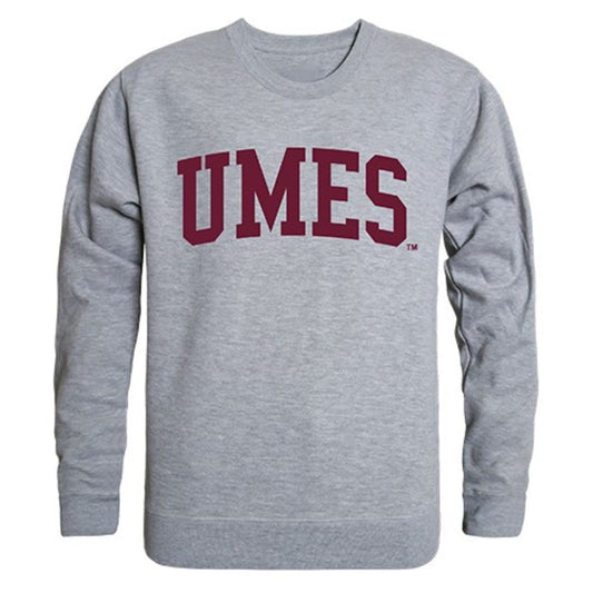 UMES University of Maryland Eastern Shore Game Day Crewneck Pullover Sweatshirt Sweater Heather Grey-Campus-Wardrobe
