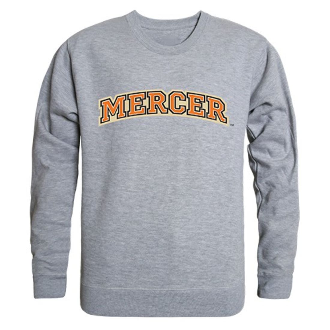 Mercer University Game Day Crewneck Pullover Sweatshirt Sweater Heather Grey-Campus-Wardrobe