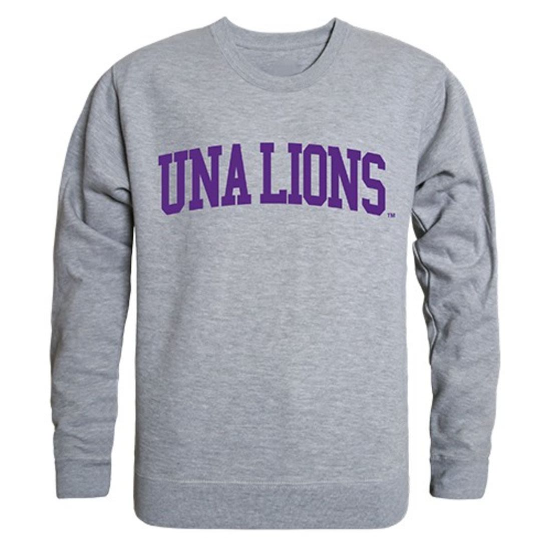 UNA University of North Alabama Game Day Crewneck Pullover Sweatshirt Sweater Heather Grey-Campus-Wardrobe