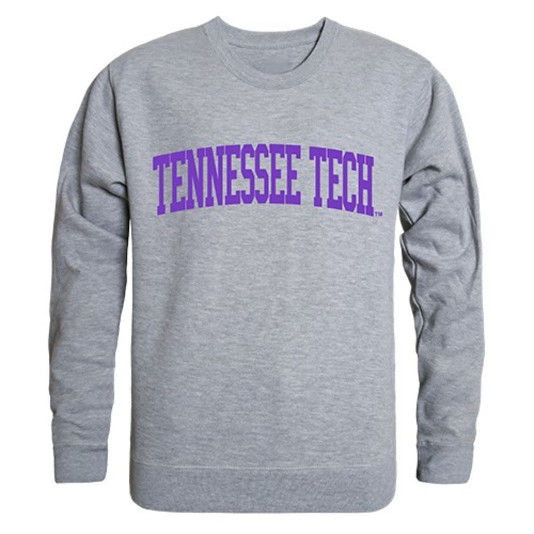 TTU Tennessee Tech University Game Day Crewneck Pullover Sweatshirt Sweater Heather Grey-Campus-Wardrobe