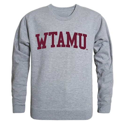 WTAMU West Texas A&M University Game Day Crewneck Pullover Sweatshirt Sweater Heather Grey-Campus-Wardrobe