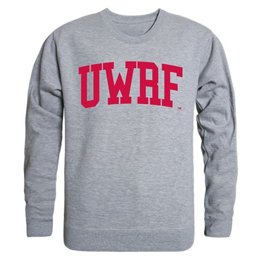 UWRF University of Wisconsin River Falls Game Day Crewneck Pullover Sweatshirt Sweater Heather Grey-Campus-Wardrobe
