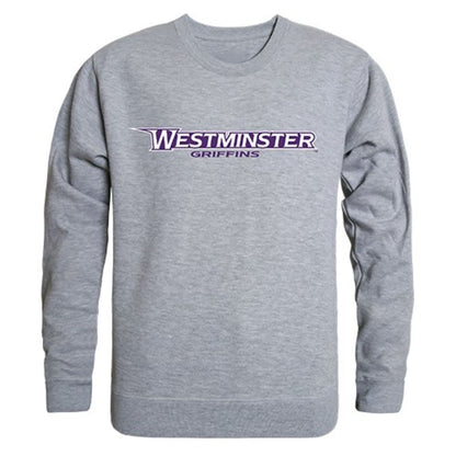 Westminster College Game Day Crewneck Pullover Sweatshirt Sweater Heather Grey-Campus-Wardrobe