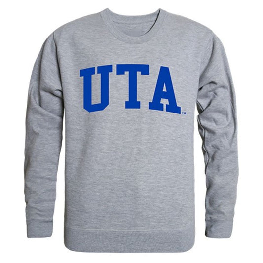 UTA University of Texas at Arlington Game Day Crewneck Pullover Sweatshirt Sweater Heather Grey-Campus-Wardrobe