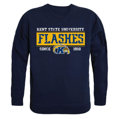 KSU Kent State University The Golden Eagles Established Crewneck Pullover Sweatshirt Sweater Navy-Campus-Wardrobe