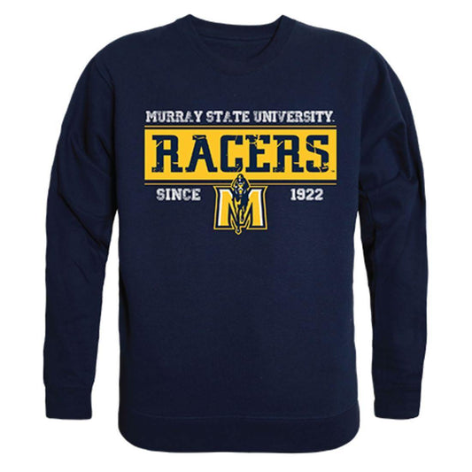 MSU Murray State University Racers Established Crewneck Pullover Sweatshirt Sweater Navy-Campus-Wardrobe
