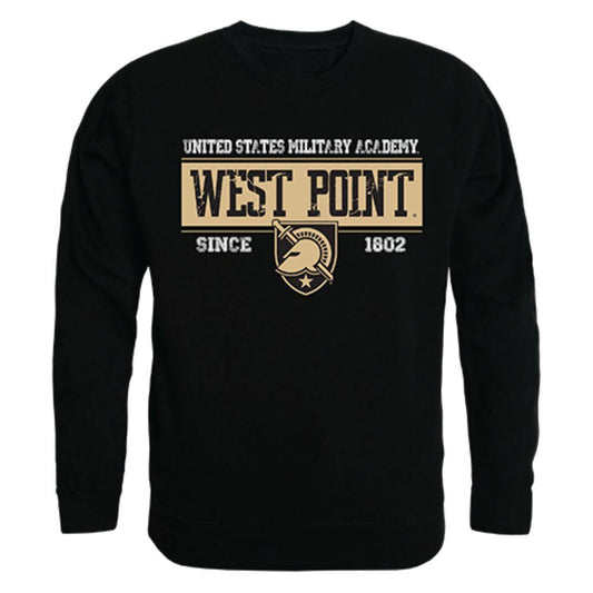 USMA United States Military Academy West Point Army BlackNights Established Crewneck Pullover Sweatshirt Sweater Black-Campus-Wardrobe