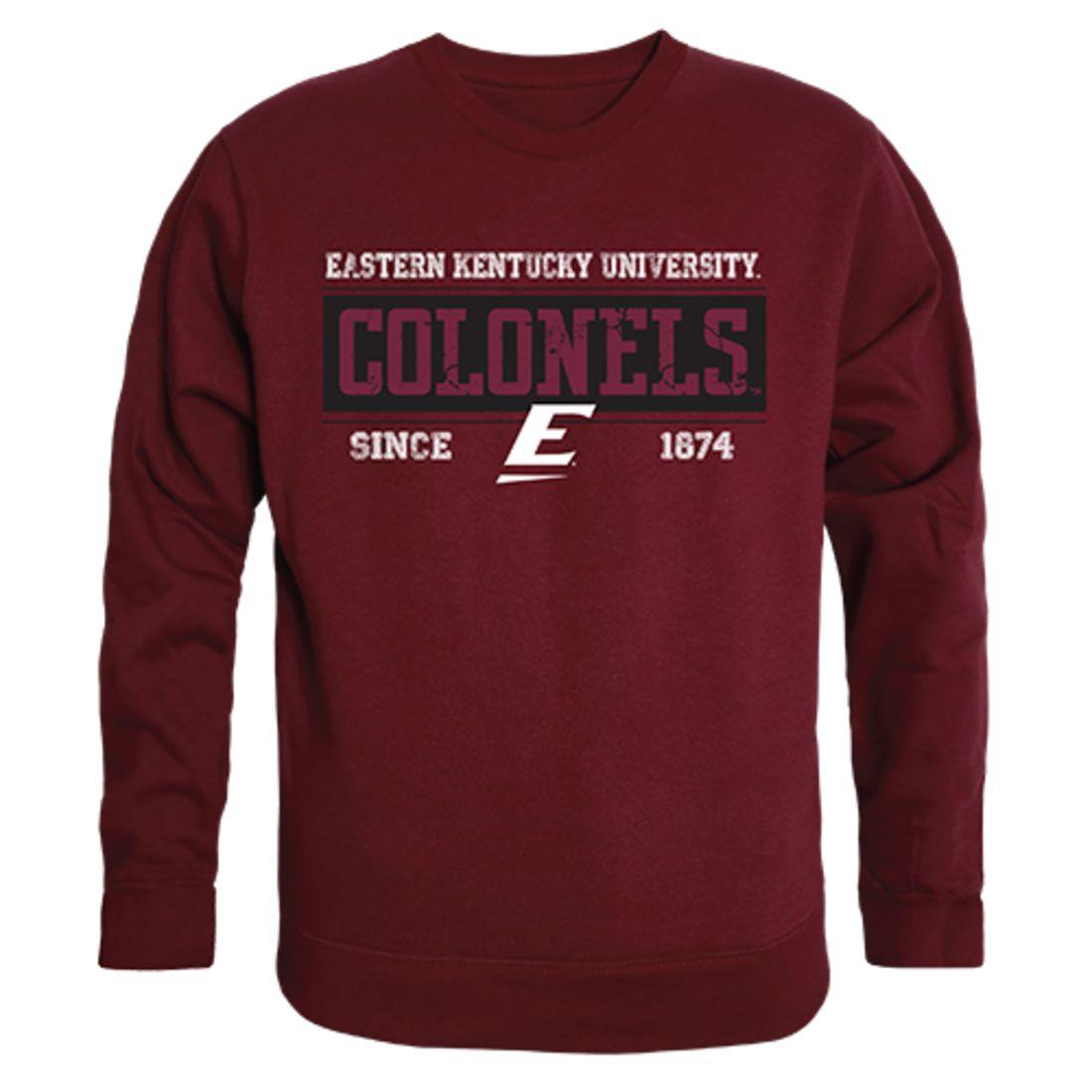 EKU Eastern Kentucky University Colonels Established Crewneck Pullover Sweatshirt Sweater Maroon-Campus-Wardrobe