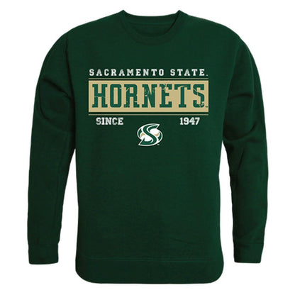 Sacramento State Hornets Established Crewneck Pullover Sweatshirt Sweater Forest-Campus-Wardrobe