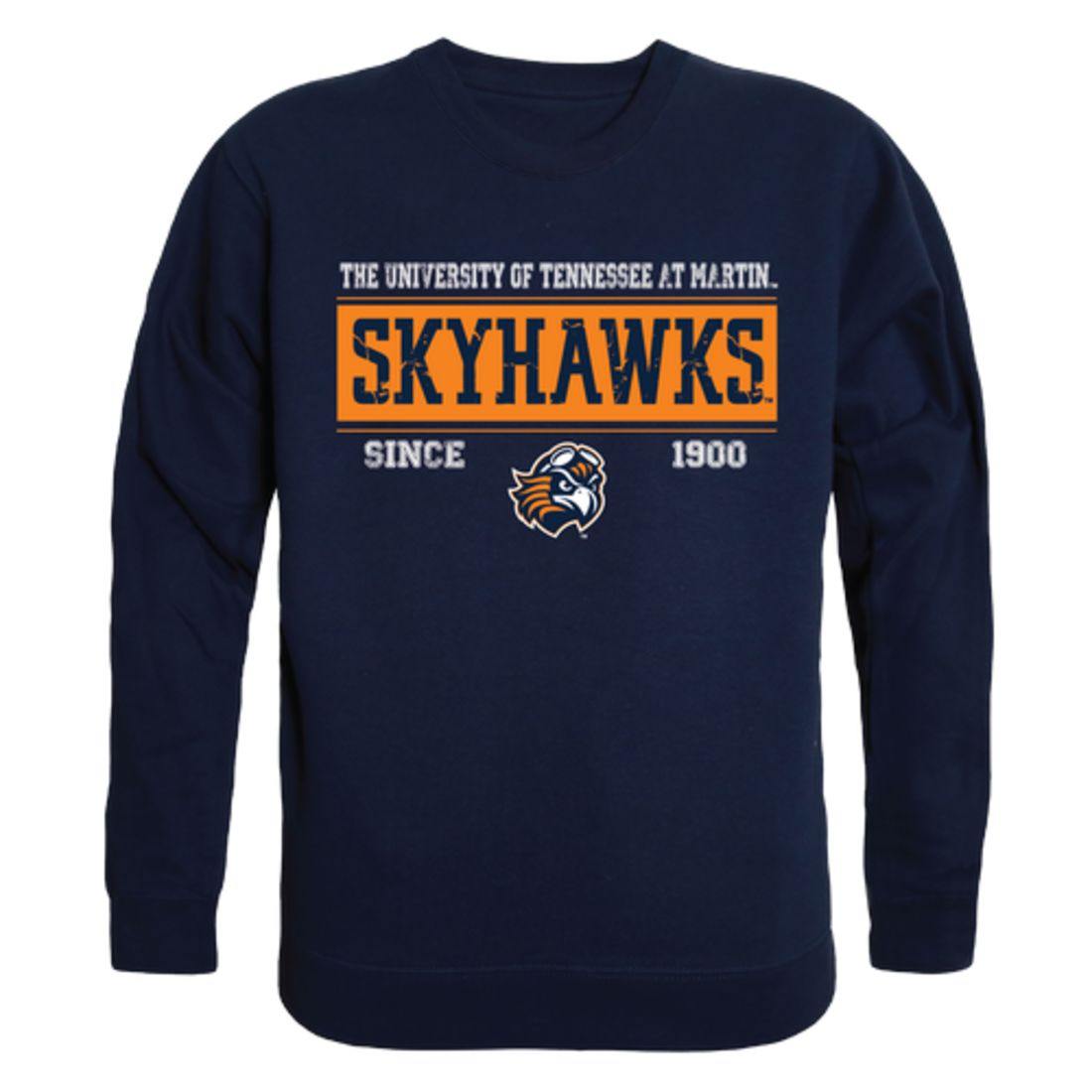 UT University of Tennessee at Martin Skyhawks Established Crewneck Pullover Sweatshirt Sweater Navy-Campus-Wardrobe