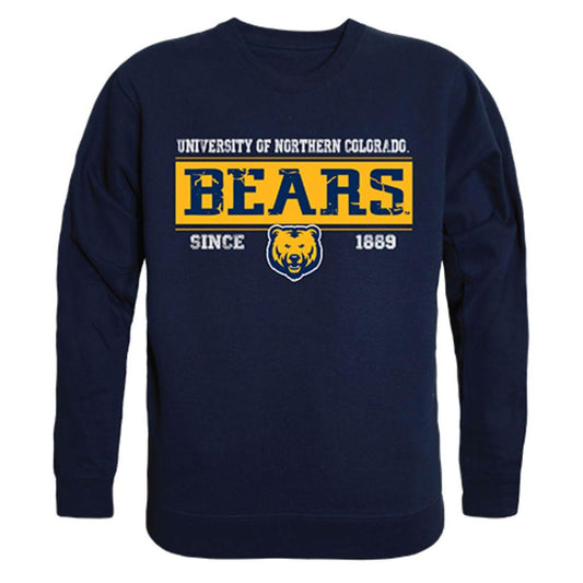 University of Northern Colorado Bears Established Crewneck Pullover Sweatshirt Sweater Navy-Campus-Wardrobe
