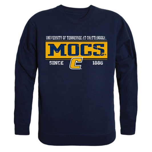 UTC University of Tennessee at Chattanooga MOCS Established Crewneck Pullover Sweatshirt Sweater Navy-Campus-Wardrobe