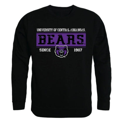 UCA University of Central Arkansas Bears Established Crewneck Pullover Sweatshirt Sweater Black-Campus-Wardrobe