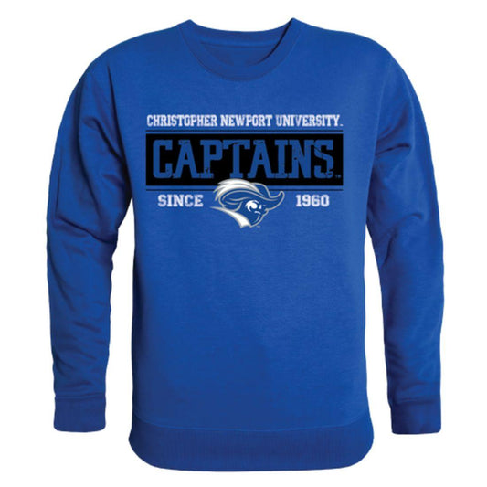 CNU Christopher Newport University Captains Established Crewneck Pullover Sweatshirt Sweater Royal-Campus-Wardrobe