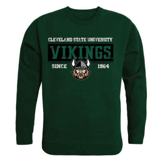 CSU Cleveland State University Vikings Established Crewneck Pullover Sweatshirt Sweater Forest-Campus-Wardrobe