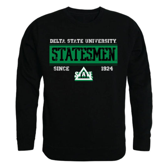 DSU Delta State University Statesmen Established Crewneck Pullover Sweatshirt Sweater Black-Campus-Wardrobe