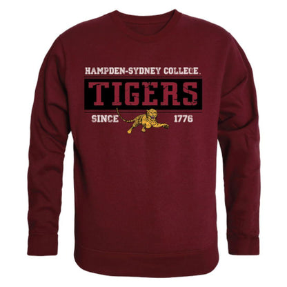 HSC Hampden-Sydney College Tigers Established Crewneck Pullover Sweatshirt Sweater Maroon-Campus-Wardrobe