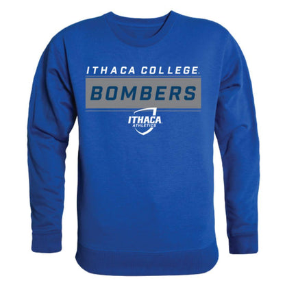 Ithaca College Bombers Established Crewneck Pullover Sweatshirt Sweater Royal-Campus-Wardrobe