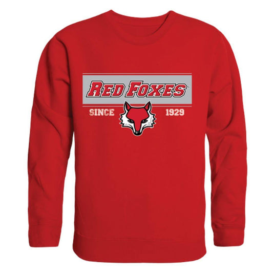 Marist College RedFoxes Established Crewneck Pullover Sweatshirt Sweater Red-Campus-Wardrobe