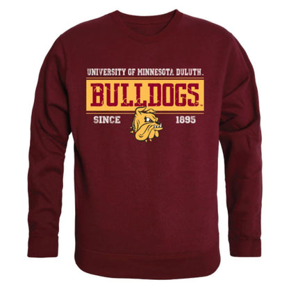 UMD University of Minnesota Duluth Bulldogs Established Crewneck Pullover Sweatshirt Sweater Maroon-Campus-Wardrobe