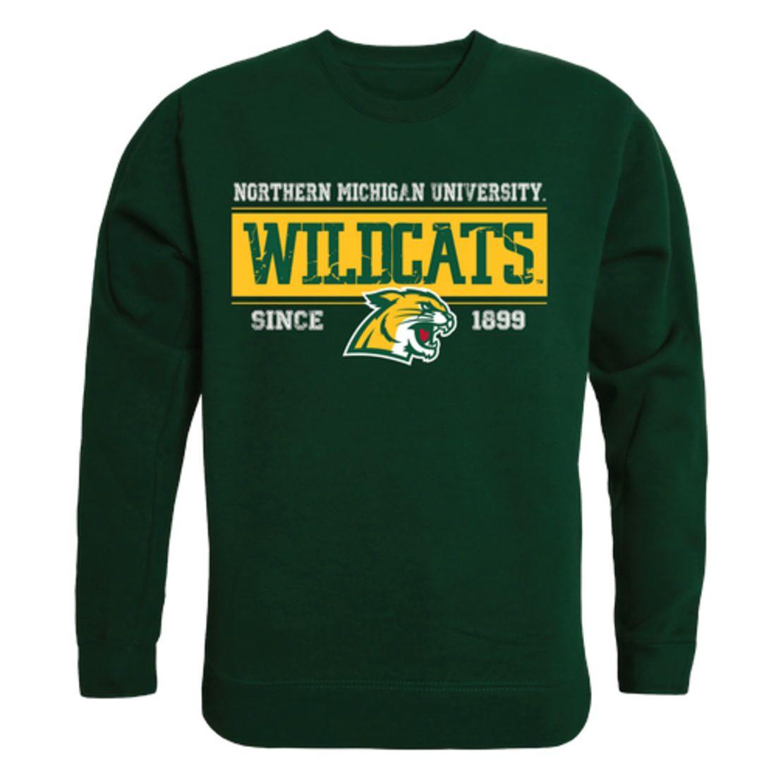 NMU Northern Michigan University Wildcats Established Crewneck Pullover Sweatshirt Sweater Forest-Campus-Wardrobe