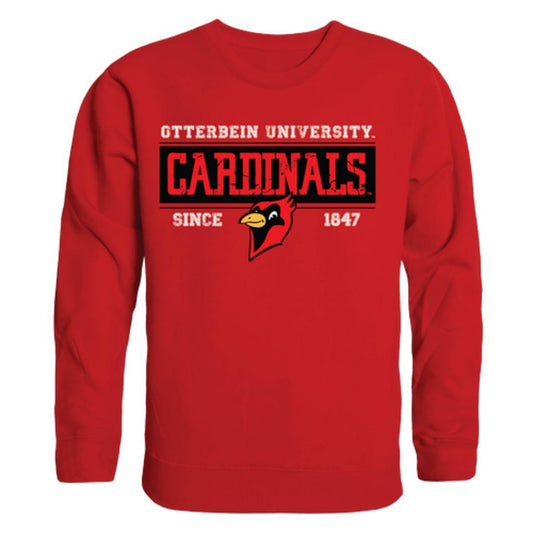 Otterbein University Established Crewneck Pullover Sweatshirt Sweater Red-Campus-Wardrobe