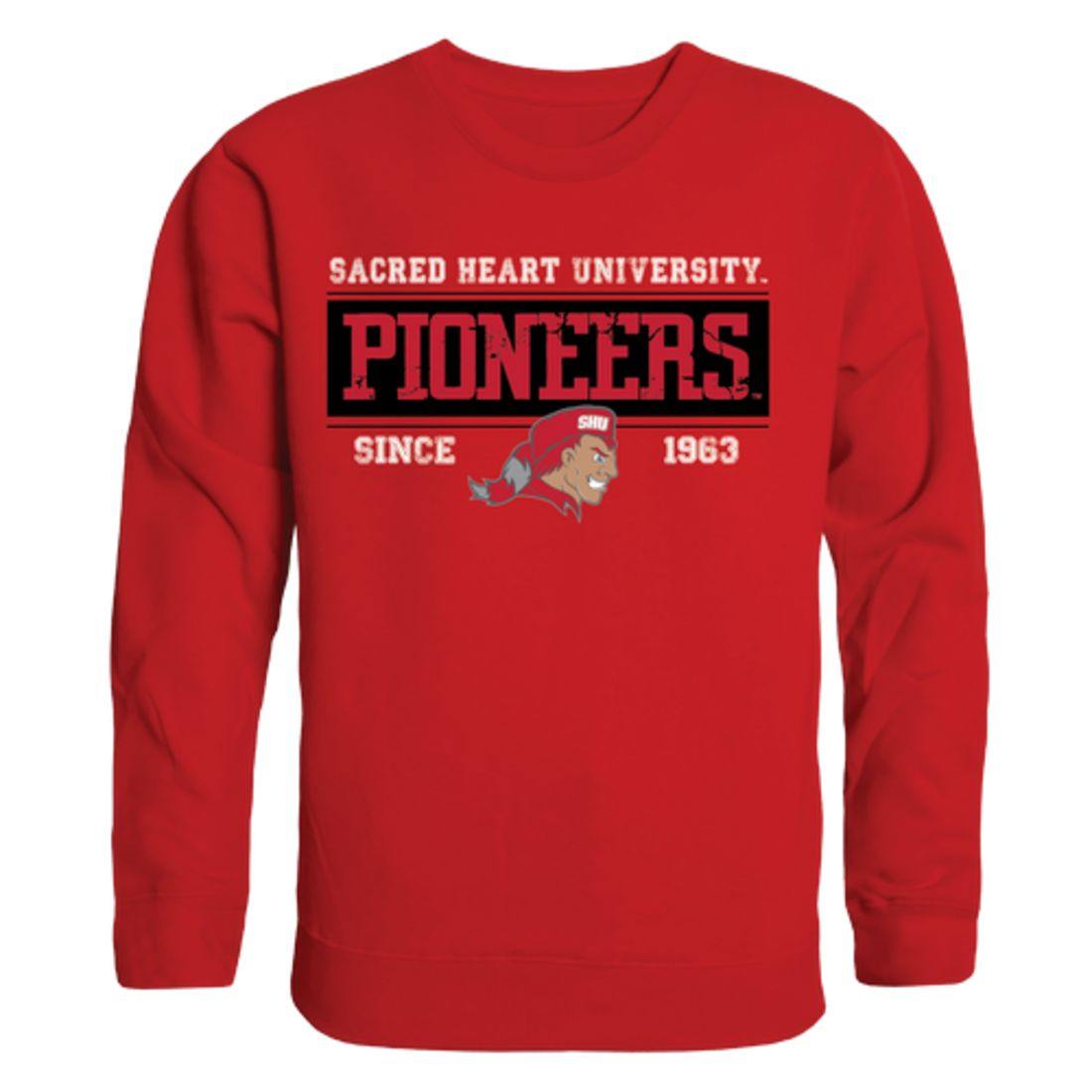 SacRedHeart University Pioneers Established Crewneck Pullover Sweatshirt Sweater Red-Campus-Wardrobe