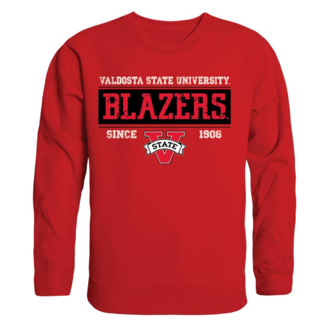 Valdosta V-State University Blazers Established Crewneck Pullover Sweatshirt Sweater Red-Campus-Wardrobe
