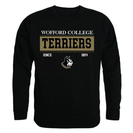 Wofford College Terriers Established Crewneck Pullover Sweatshirt Sweater Black-Campus-Wardrobe