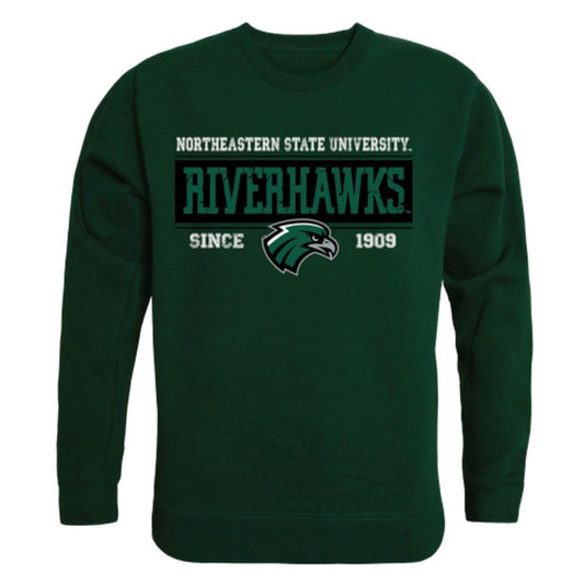 NSU Northeastern State University RiverHawks Established Crewneck Pullover Sweatshirt Sweater Forest-Campus-Wardrobe