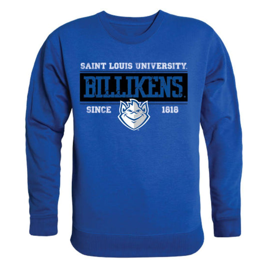 SLU Saint Louis University Billikens Established Crewneck Pullover Sweatshirt Sweater Royal-Campus-Wardrobe