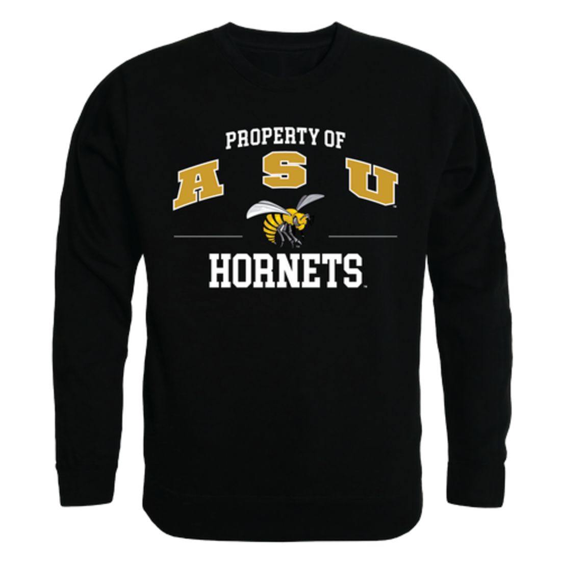 ASU Alabama State University Hornets Property Crewneck Pullover Sweatshirt Sweater Black-Campus-Wardrobe