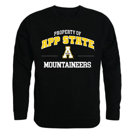 Appalachian App State University Mountaineers Property Crewneck Pullover Sweatshirt Sweater Black-Campus-Wardrobe