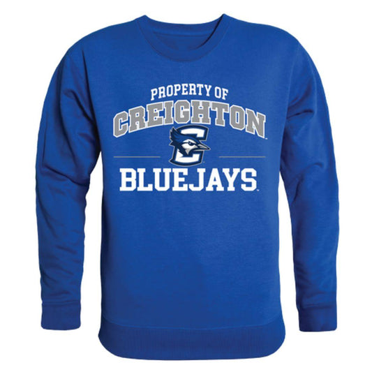 Creighton University Bluejays Property Crewneck Pullover Sweatshirt Sweater Royal-Campus-Wardrobe