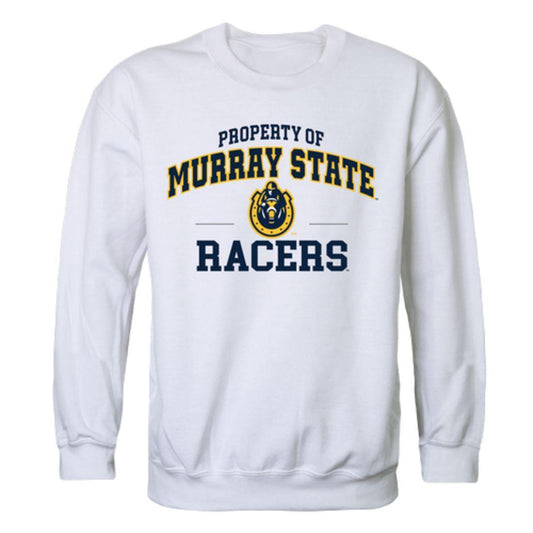 MSU Murray State University Racers Property Crewneck Pullover Sweatshirt Sweater White-Campus-Wardrobe