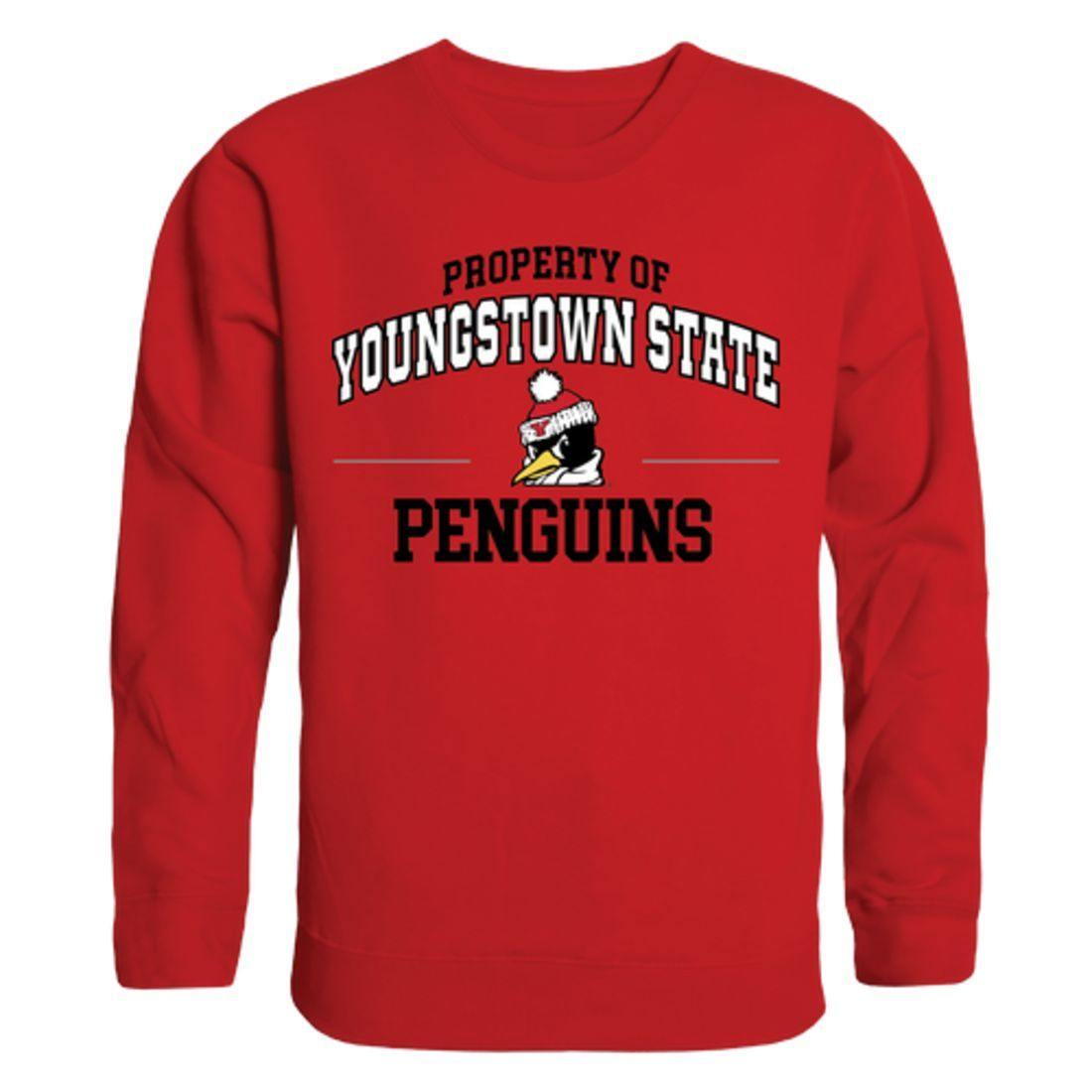 YSU Youngstown State University Penguins Property Crewneck Pullover Sweatshirt Sweater Red-Campus-Wardrobe