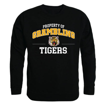 GSU Grambling State University Tigers Property Crewneck Pullover Sweatshirt Sweater Black-Campus-Wardrobe