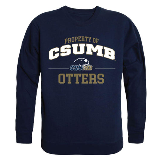 CSUMB California State University Monterey Bay Otters Property Crewneck Pullover Sweatshirt Sweater Navy-Campus-Wardrobe
